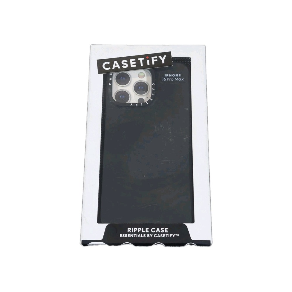 U2O Casetify Ripple Case Essential w/Magsafe for iPhone 16 PRO MAX (6.9") Black